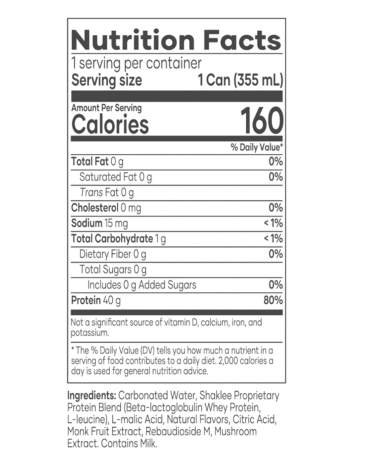 Shaklee Sparkling Protein