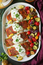 Ginger Salmon Kimchi Bowl