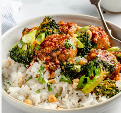 Szechuan Turkey Meatballs