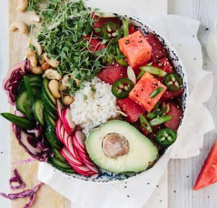 Party Size Watermelon Strawberry Feta Salad